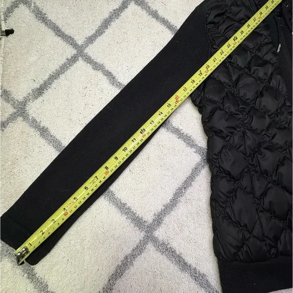 Eddie Bauer Women’s Small Swiss Model 1944 Knit Quilted Down Jacket Rising Sun - Picture 9 of 11